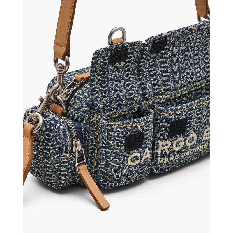 MARC JACOBS The Cargo Monogram Denim Shoulder Bag image number 2
